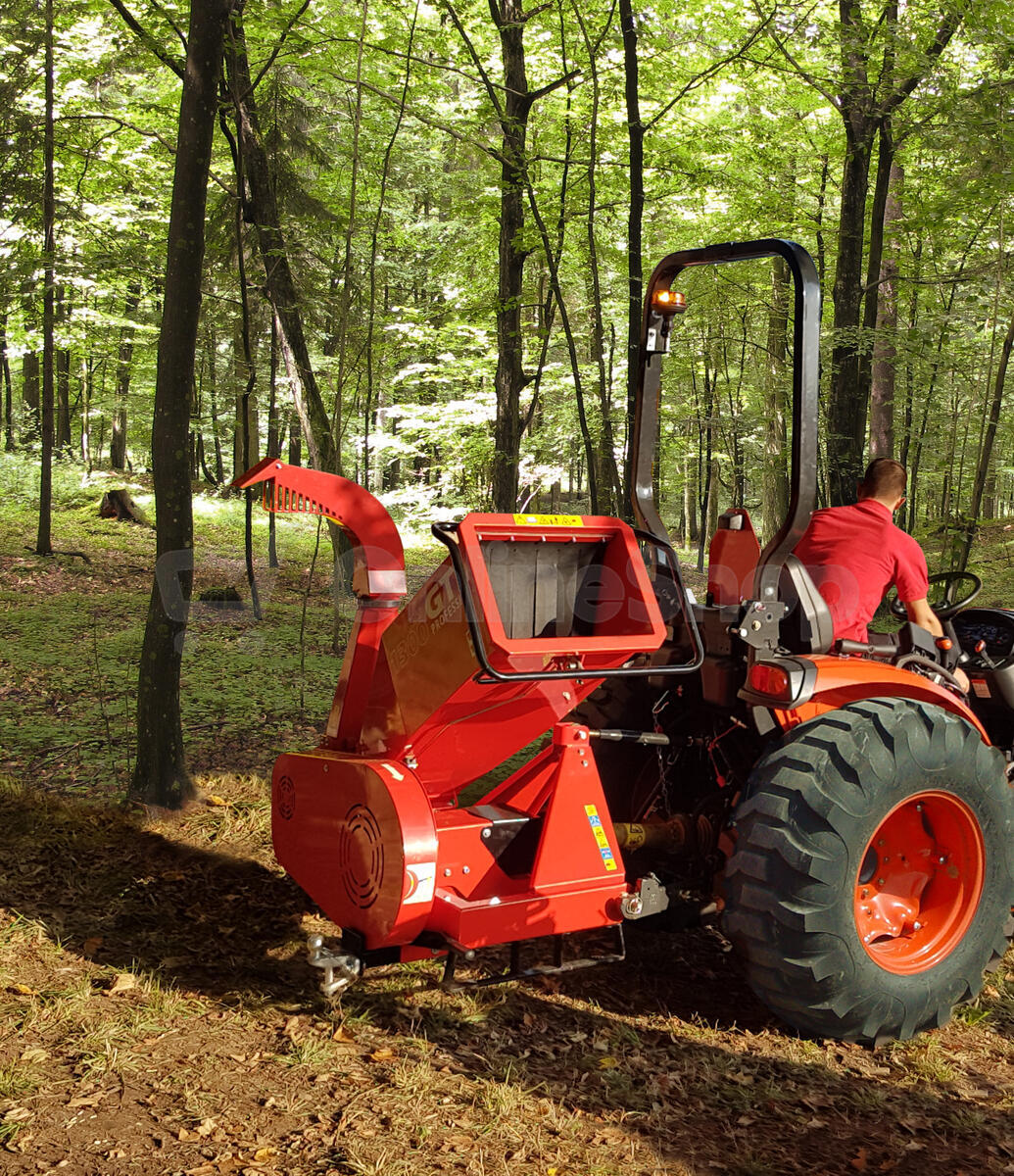 GTM GTS 1300 PTO, drtič dřeva s pohonem na hřídel