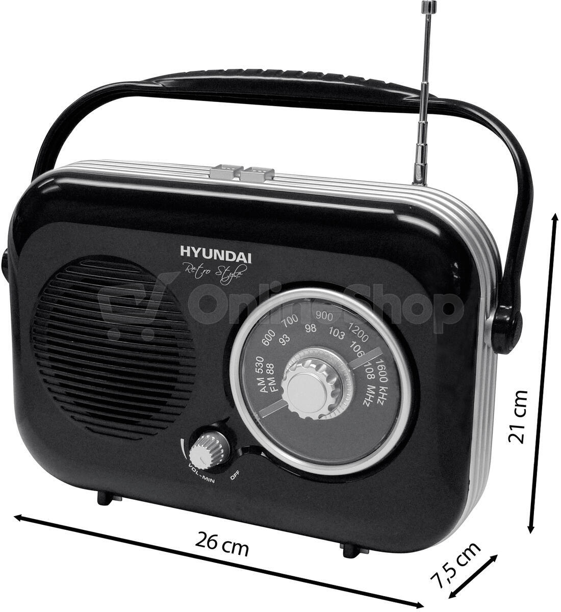 Radiopřijímač Hyundai PR 100 Retro
