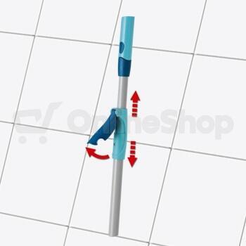 Stěrka na dlaždice a vanu FLEXIPAD EVO s teleskopickou tyčí LEIFHEIT