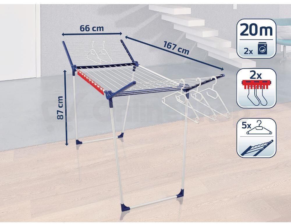 Sušák na prádlo Leifheit Pegasus 200 Solid