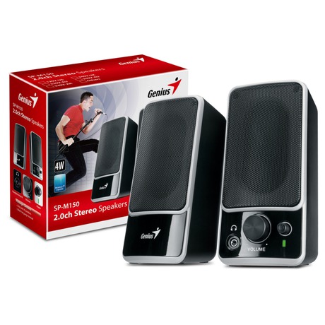 Reproduktory Genius SP-M150 2.0 - černá - Genius SP-M150 2.0 -&nbsp;černá (foto 2)