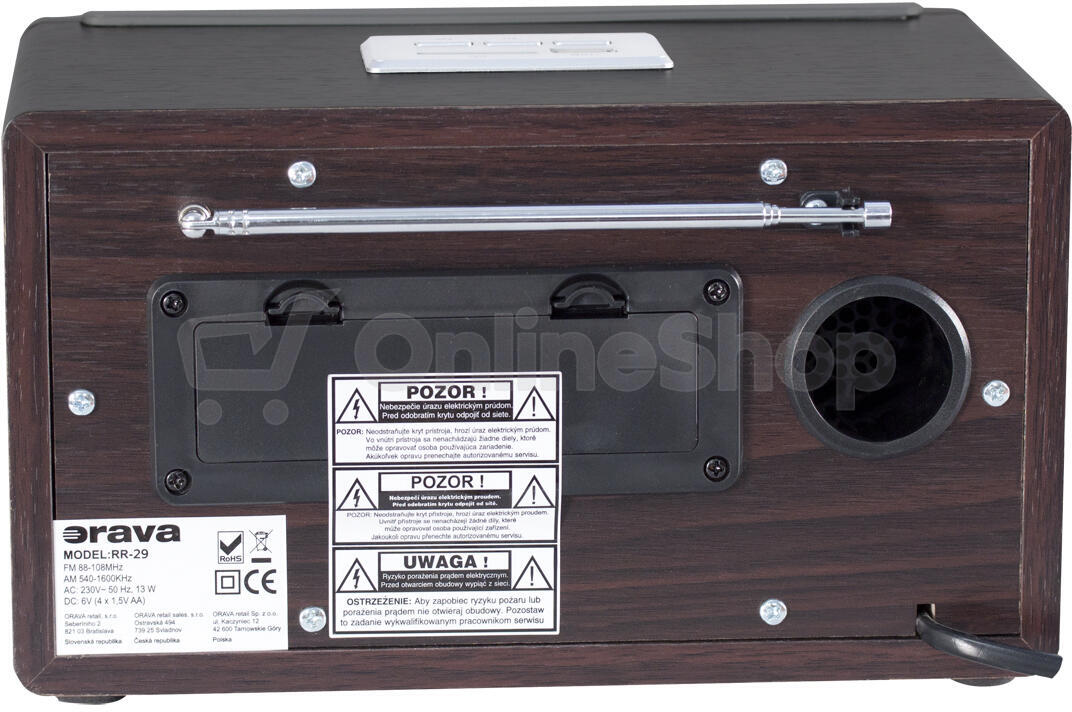 Retro rádio Orava RR-29