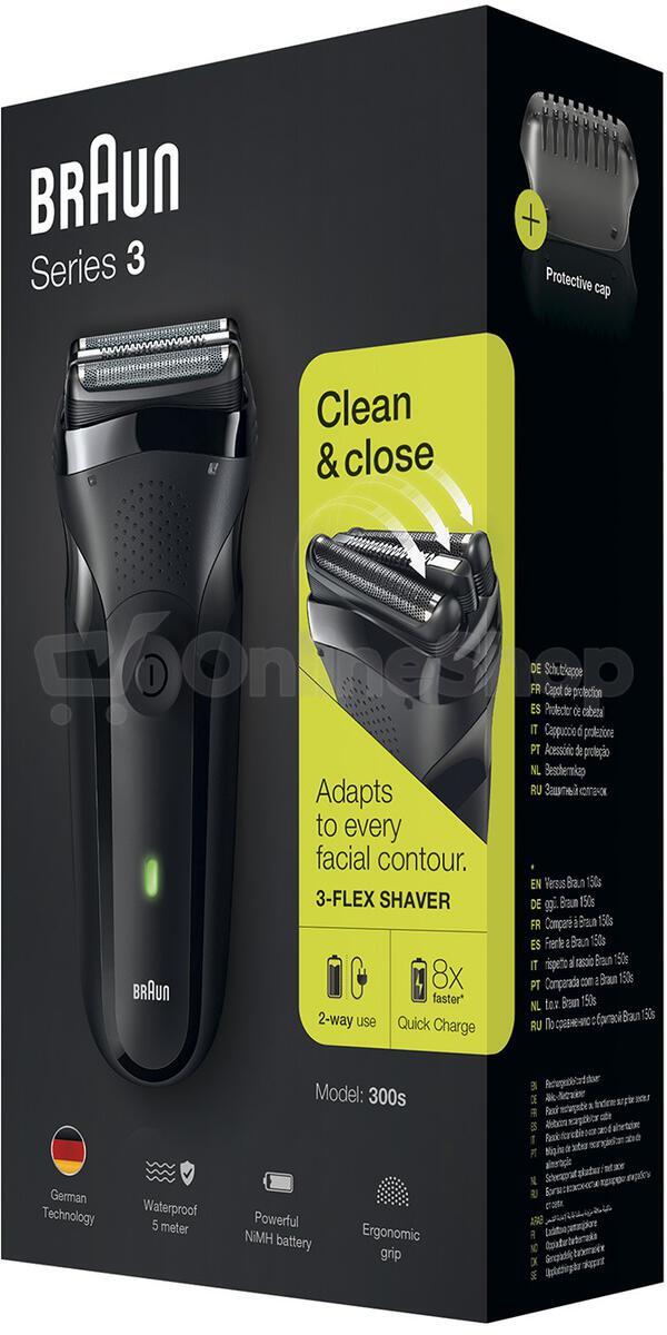 Holicí strojek Braun Series 3 300s Black