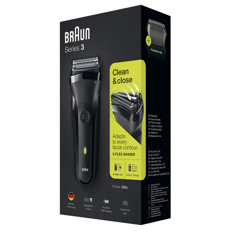 Braun Series 3 300s Black, lehce pokozen obal (foto 7)