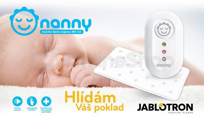 Monitor dechu Jablotron BM-02 NANNY