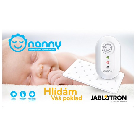 Monitor dechu Nanny BM-02 - Jablotron BM-02 NANNY (foto 3)