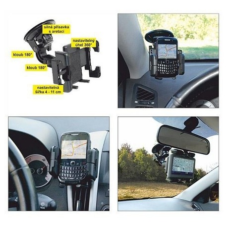 Držák PDA/GPS multi angle s&nbsp;kloubem COMPASS (foto 2)