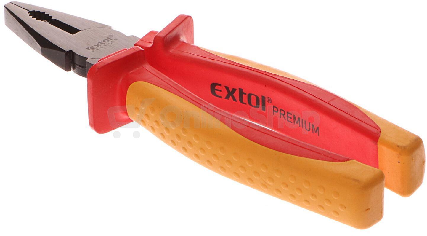 Kleště kombinované, 200mm, 1000V, VDE, CrV EXTOL-PREMIUM