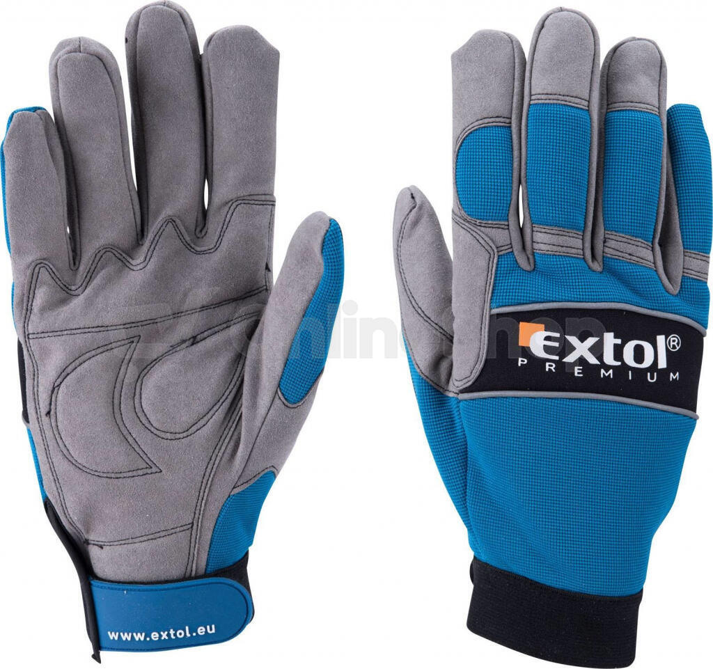 Rukavice pracovní polstrované, XL/11" EXTOL-PREMIUM