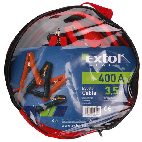 Kabel startovac, 400A, dlka kabelu 3,5m EXTOL-CRAFT