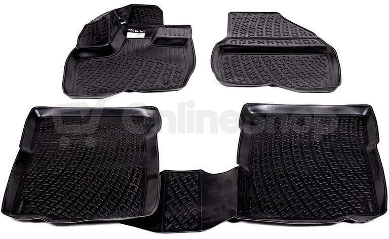 Gumové koberce BMW X6 (E71) (08-14) (3D) SIXTOL