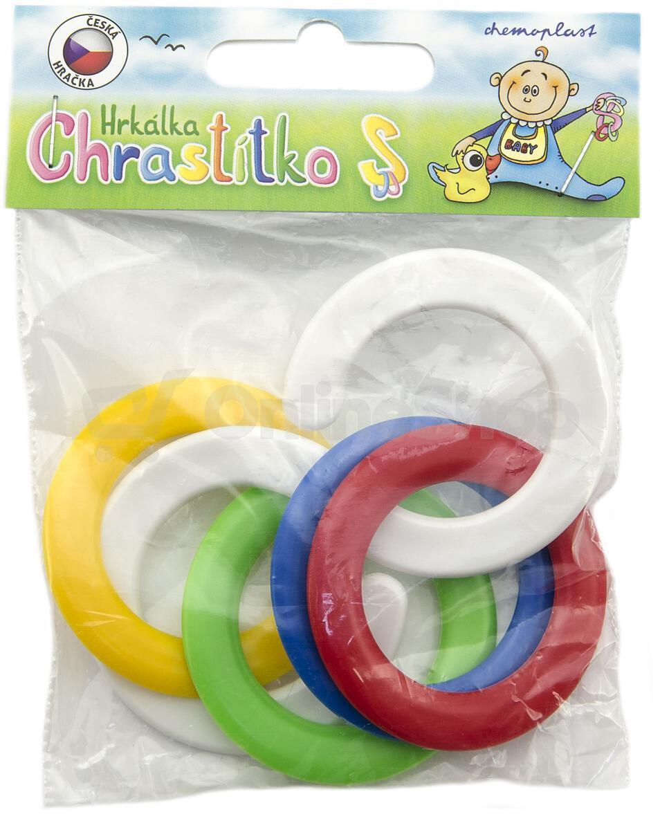 Chrastítko Chemoplast kousací kroužky
