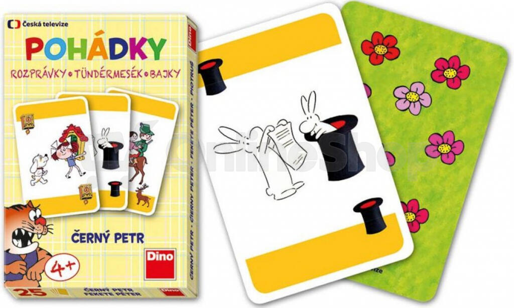Karetní hra Dino Pohádky černý Petr
