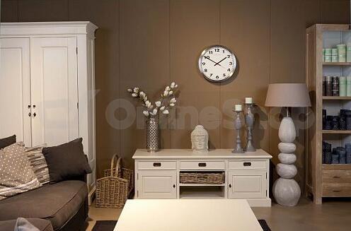Designové nástěnné hodiny 2521 Nextime Arabic white 34cm