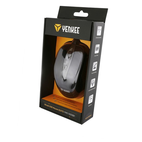 Yenkee YMS 1025BK Myš USB Quito černá (foto 2)