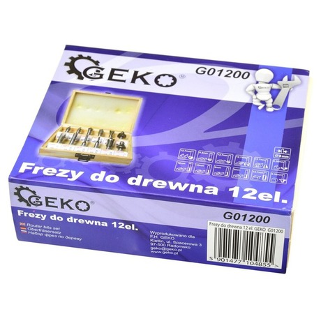 Frzy tvarov do deva 12ks, 8mm GEKO