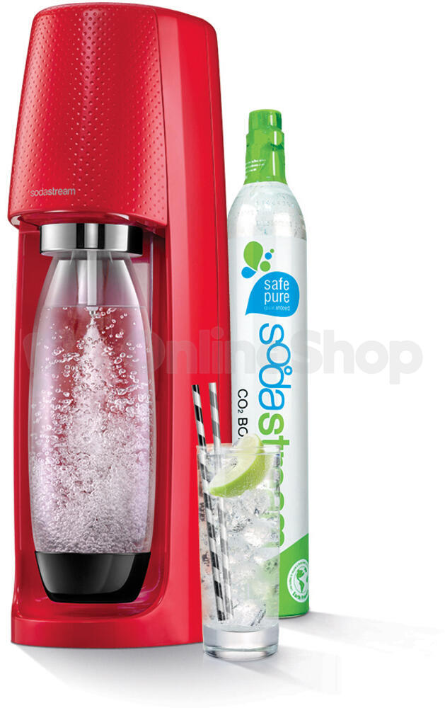SET SodaStream Spirit Red + 2ks lahev Jet Love Raspberry