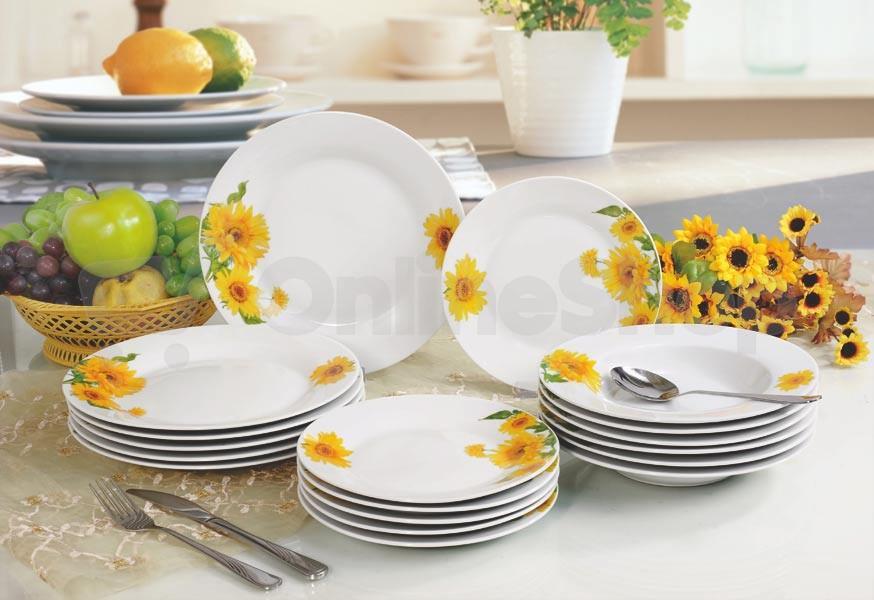 BANQUET Sada talířů SUNNY, 18 ks, OK (60XFA112074)