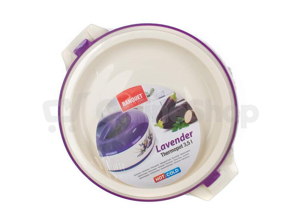 Termohrnec Banquet s poklicí LAVENDER 3,5 l