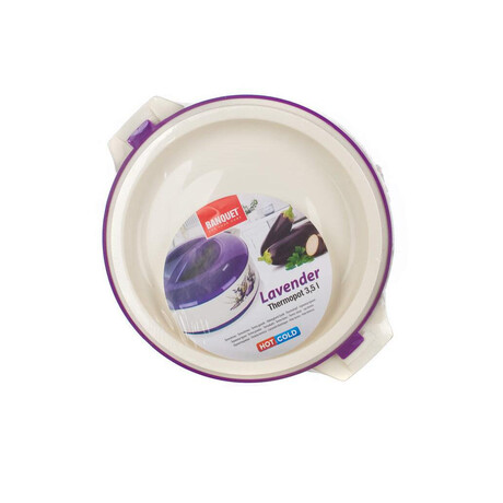 Termohrnec Banquet s poklic LAVENDER 3,5 l