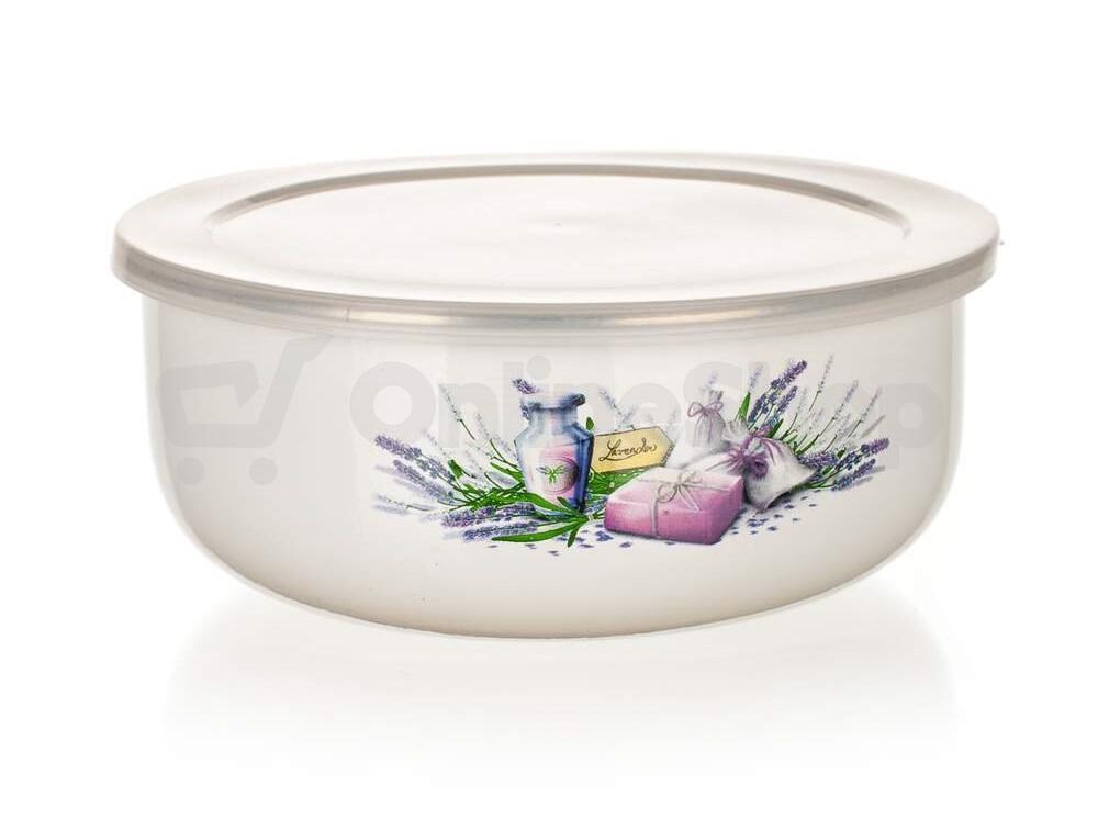 BANQUET Sada misek smalt LAVENDER, 8 ks (1320078LAV)