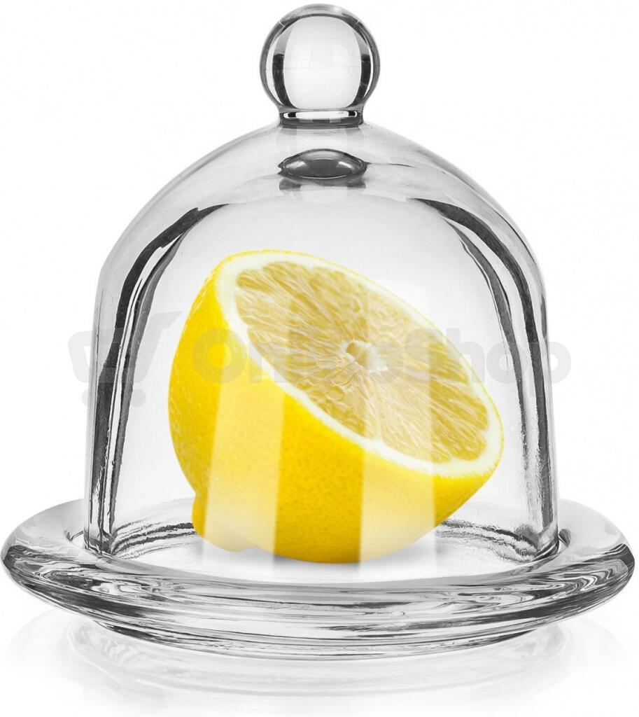BANQUET Dóza na citron skleněná LIMON průměr 12,5 cm (04308002)