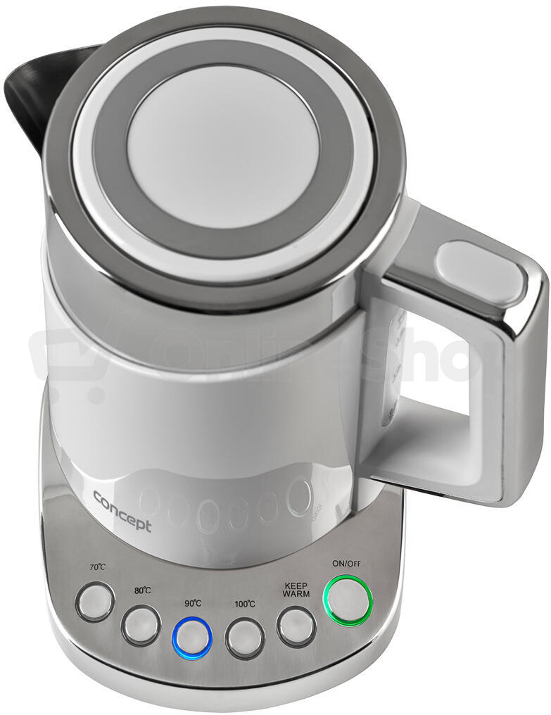 Rychlovarná konvice Concept RK3170 Cool Touch, 1,7l, bílá