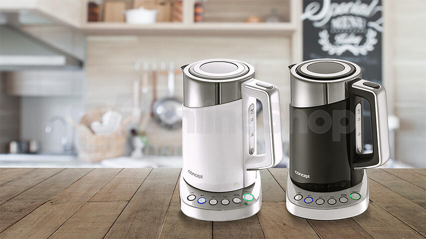 Rychlovarná konvice Concept RK3170 Cool Touch, 1,7l, bílá