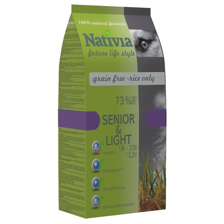 Nativia Dog Senior&Light Chicken & Rice 15 kg