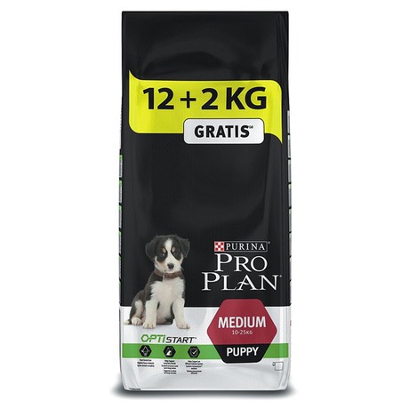 Granule Purina Pro Plan MEDIUM PUPPY 12 kg + 2 kg - PRO PLAN Puppy Medium 12+2 kg&nbsp;zdarma (foto 2)