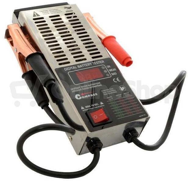 Tester autobaterie zátěžový COMPASS 07172 digitální