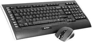 A4tech 9300F set bezdr. kláv. + bezdr. V-Track optická myš,CZ/US, USB