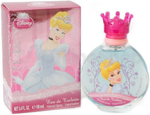 Toaletní voda Disney Princess Cinderella, 100 ml