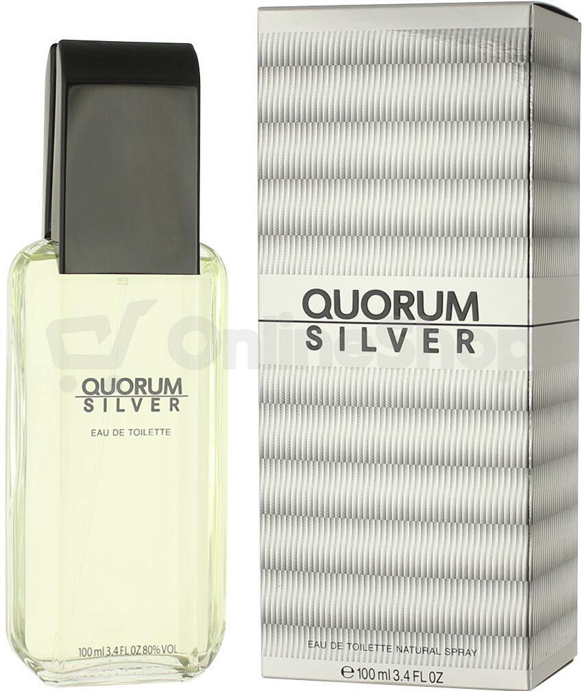 Toaletní voda Antonio Puig Quorum Silver, 100 ml