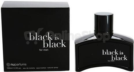 Toaletní voda Nuparfums Black is Black, 100 ml