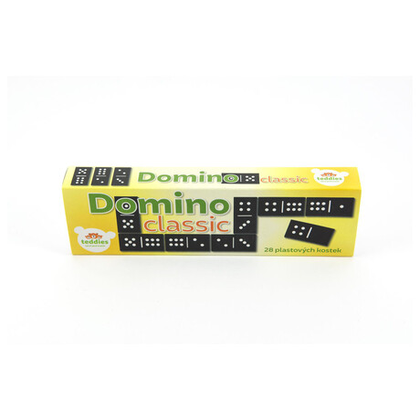 Teddies Domino Classic 28ks spoleensk hra plast v krabice 21x6x3cm