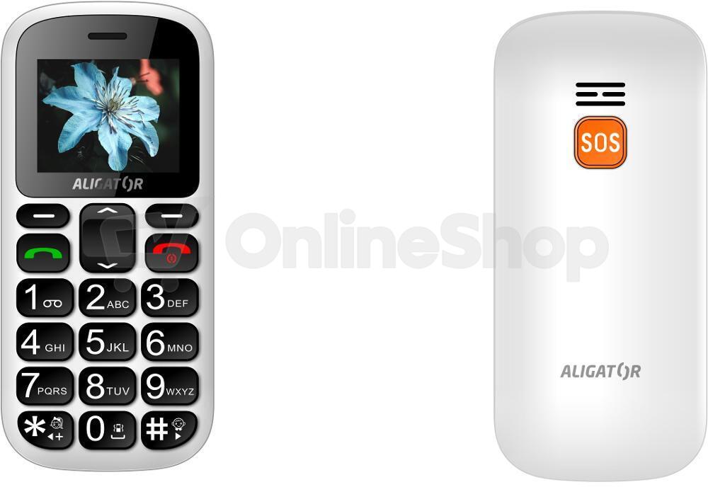 ALIGATOR A321 Senior bílý + nabíjecí stojánek