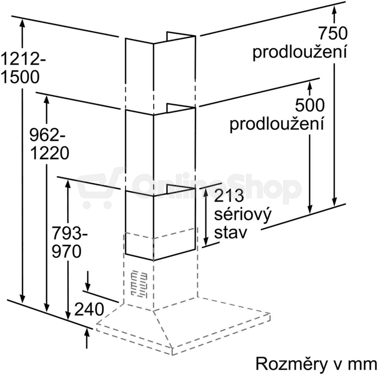 DHZ 1224 PRODLOUŽENÍ KOMÍNU Bosch