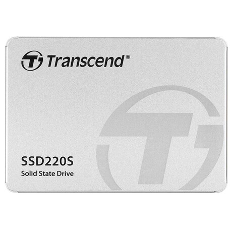 TRANSCEND SSD220S 480GB SSD disk 2.5'' SATA III 6Gb/s, TLC, Aluminium casing, 530MB/s R, 480MB/s W, stbrn (TS480GSSD220S)