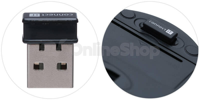 CONNECT IT bezdrátové kombo klávesnice + myš (CI-185)