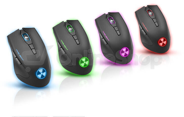 CONNECT IT BATTLE RNBW optická herní myš, vícebarevné podsvícení, USB (CI-1128)