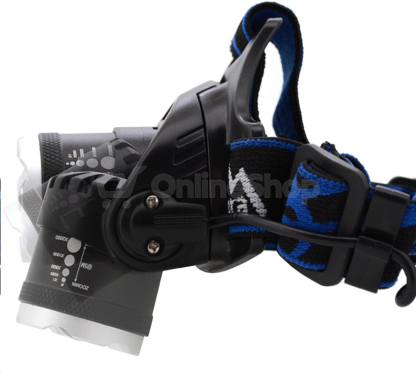 LED čelovka Cattara 570lm ZOOM nabíjecí
