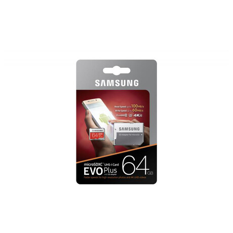 Samsung micro SDXC 64GB EVO Plus +&nbsp;SD adaptér (foto 2)