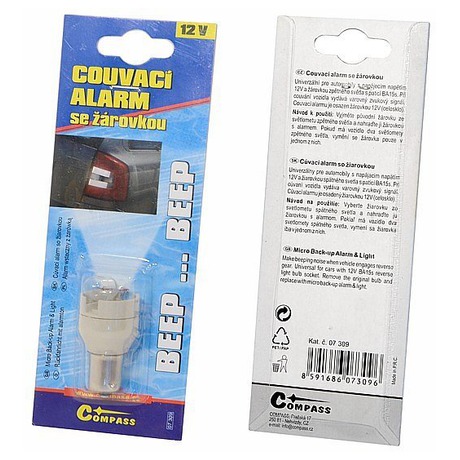 Couvací alarm 12V COMPASS