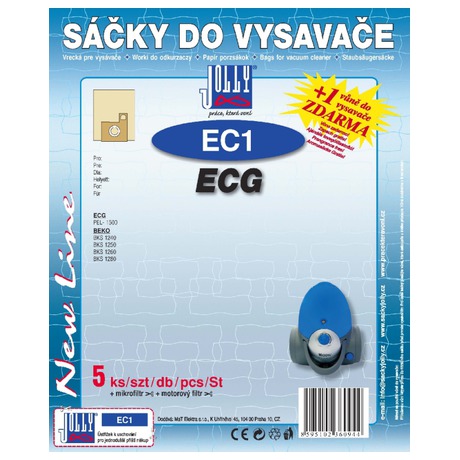 Sky do vysavae Jolly EC1 (5+1+1ks) do vysav. ECG, BEKO