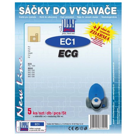 Sky do vysavae Jolly EC1 (5+1+1ks) do vysav. ECG, BEKO