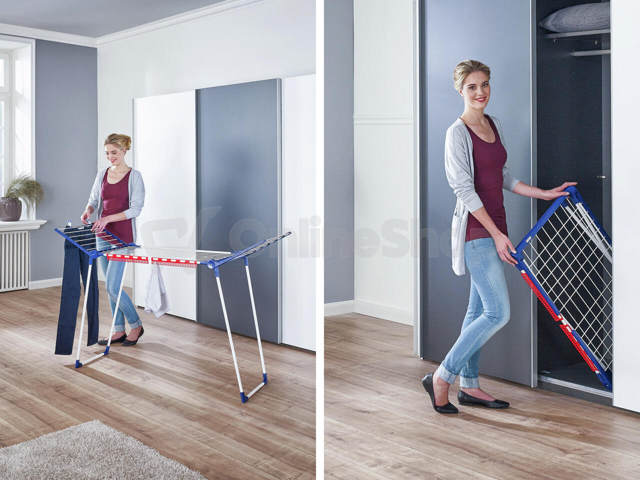 Sušák na prádlo LEIFHEIT Pegasus 150 Solid Slim