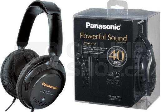 Sluchátka Panasonic RP-HTF295E-K - černá