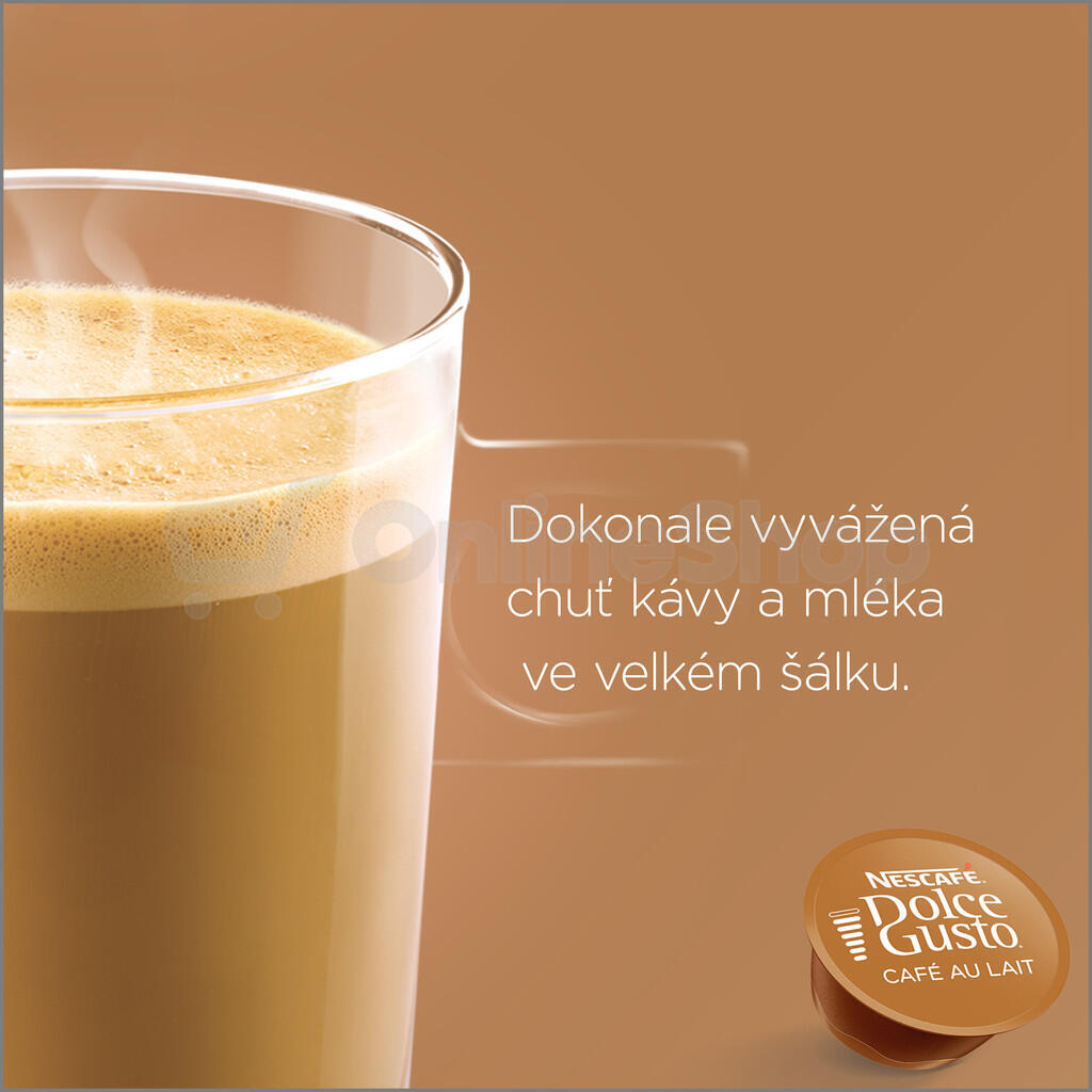 NESCAFÉ® Dolce Gusto® Café au Lait kávové kapsle 16 ks