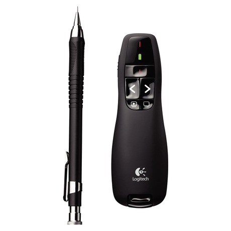 Prezentér Logitech Wireless Presenter R400 - černý - Logitech R400 černý (foto 1)